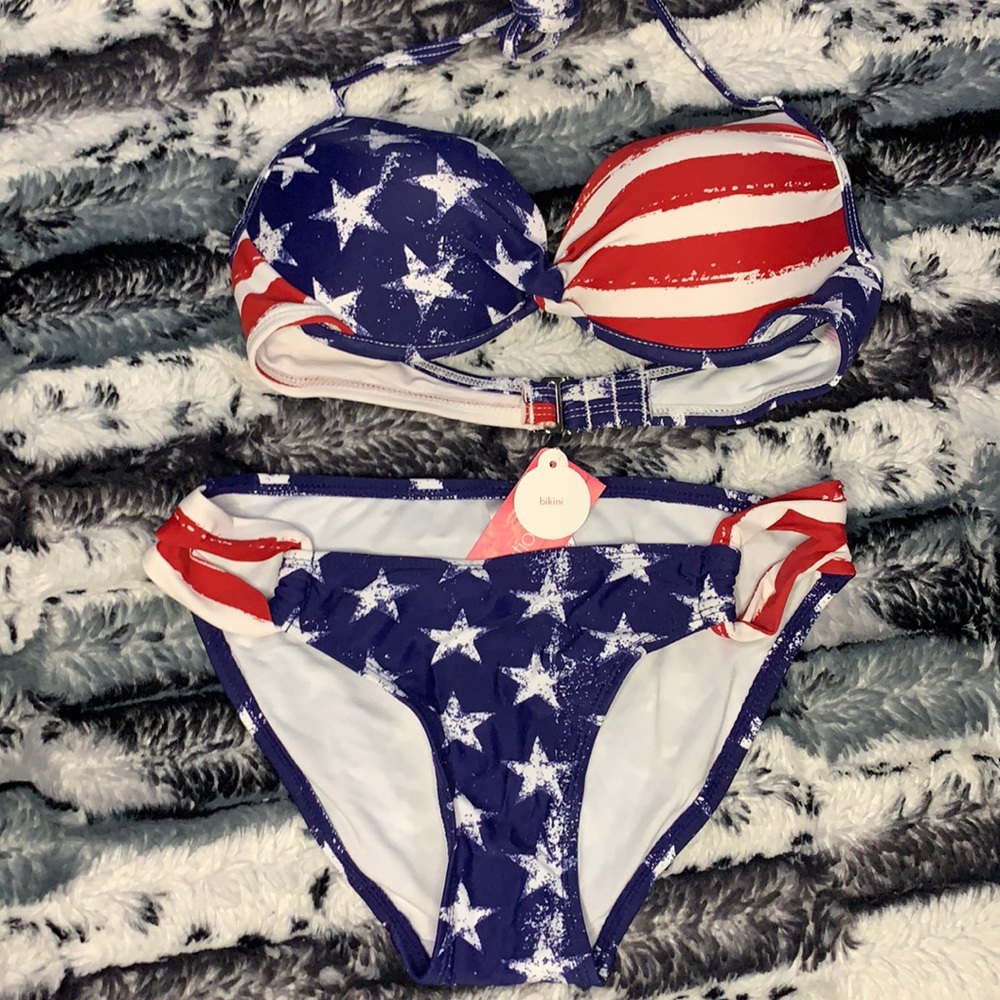 American Flag Bikini 4th of July